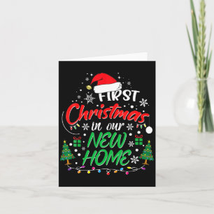 Tarjeta Primera Navidad En Nuestra Nueva Casa Inauguración