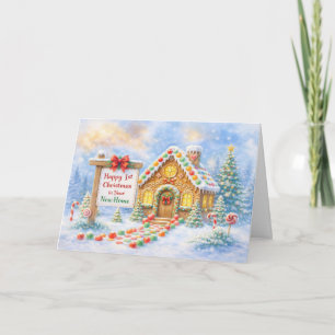 Tarjeta Primera Navidad en tu Nuevo Hogar