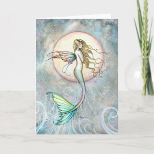 Tarjeta Primera Sabor del Cielo Carta de Sirena Saltarina