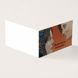 Tarjeta Primera vez que vi tu carta de San Valentín