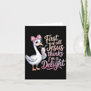 Tarjeta Primero De Todo Jesús Piensa Que Soy Un Diseño Del