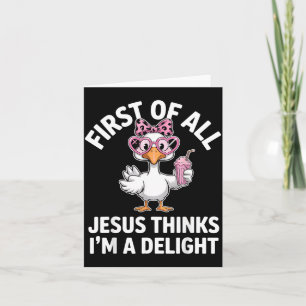Tarjeta Primero De Todo Jesús Piensa Que Soy Un Diseño Del