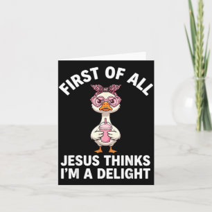 Tarjeta Primero De Todo Jesús Piensa Que Soy Un Diseño Del