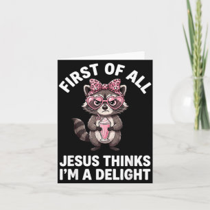 Tarjeta Primero De Todo Jesús Piensa Que Soy Un Diseño Del