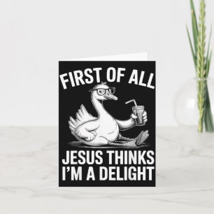 Tarjeta Primero De Todo Jesús Piensa Que Soy Un Diseño Del