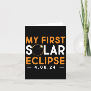 Tarjeta Primeros Chicas De Camisetas De Eclipse Solar 2024