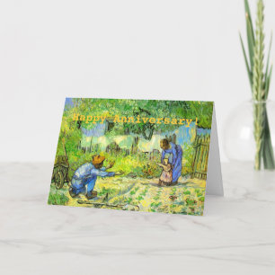 Tarjeta Primeros pasos, 1890 Vincent van Gogh.