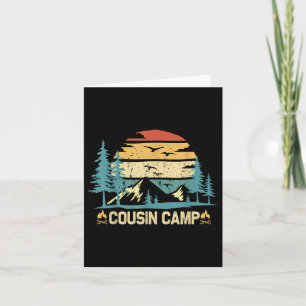 Tarjeta Primo Campamento Amigos Familia Verano Camping Vac