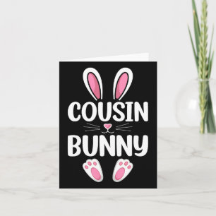 Tarjeta Primo Conejo Matanza Familia Primo Día de Pascua