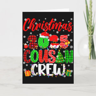 Tarjeta Primo Crew Navidad 2025 Pjs Pijamas Navidad Famili