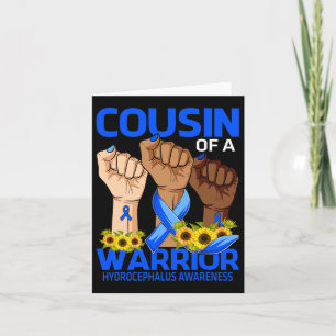 Tarjeta Primo de un Guerrero Hidrocefalia Conciencia Sunfl