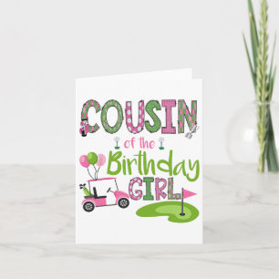 Tarjeta Primo Del Agujero Chica De Cumpleaños En Un Amante