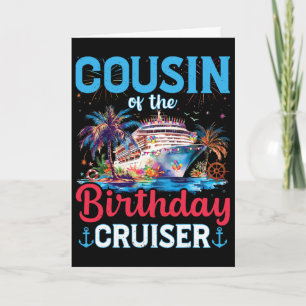 Tarjeta Primo Del Crucero De Cumpleaños Divertido Regalos