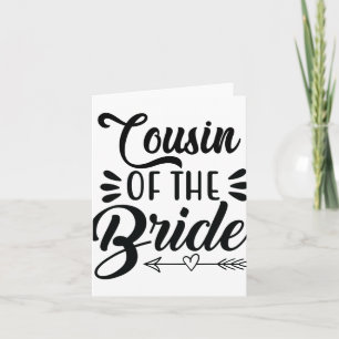 Tarjeta Primo Del Partido De La Boda De Novia