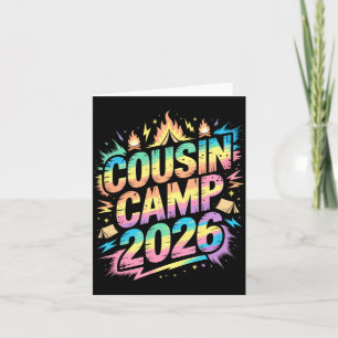 Tarjeta Primo Loco Campamento 2026 Vacaciones Equipo Tripu