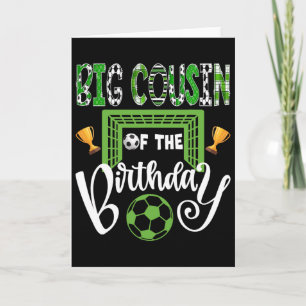 Tarjeta Primo Mayor Del Jugador De Fútbol Cumpleaños