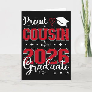 Tarjeta Primo Orgulloso De Un Cl De Graduado De 2026 Para 