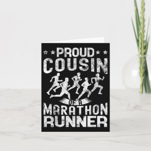 Tarjeta Primo Orgulloso De Un Corredor De Maratón Regalos