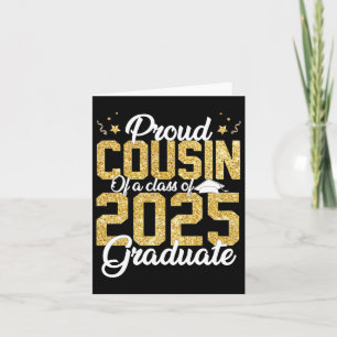 Tarjeta Primo Orgulloso De Un Graduado De La Clase De 2025