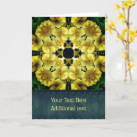 Primrose Abstract Flower Art Personalizable