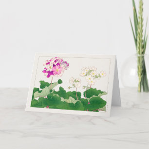 Tarjeta Primula de Tanigami Konan