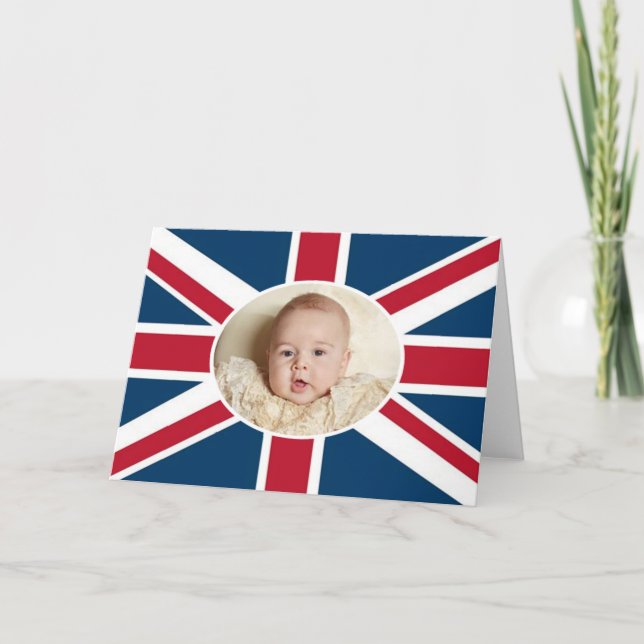 Tarjeta Prince George - William & Kate (Anverso)
