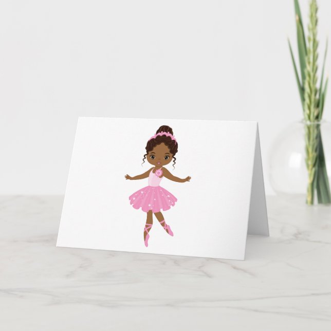 Tarjeta Princesa Ballerina (Anverso)