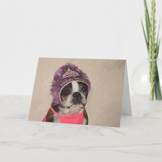 Tarjeta Princesa de Cumpleaños (Anverso)