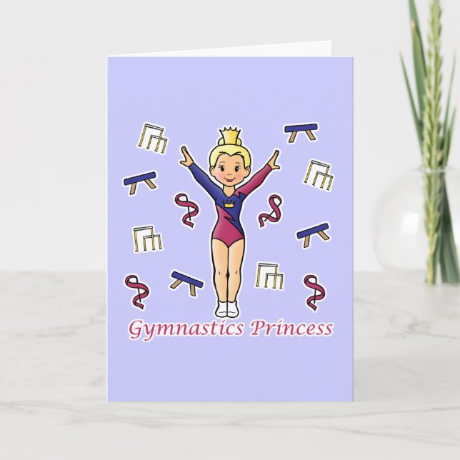 Tarjeta Princesa de Gimnasia (Anverso)