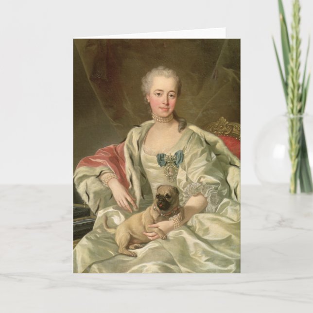 Tarjeta Princesa Ekaterina Golitsyna 1759 (Anverso)