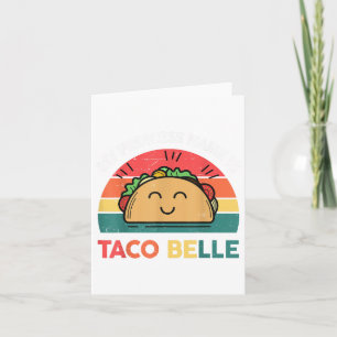 Tarjeta Princesa Taco Belle Cinco Mayo Funny Mexicana