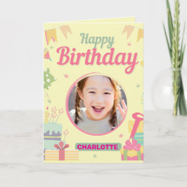 Tarjeta princess birthday