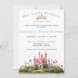 Tarjeta Princess Castle Gold Crown