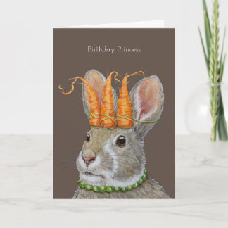 Tarjeta Princess de cumpleaños