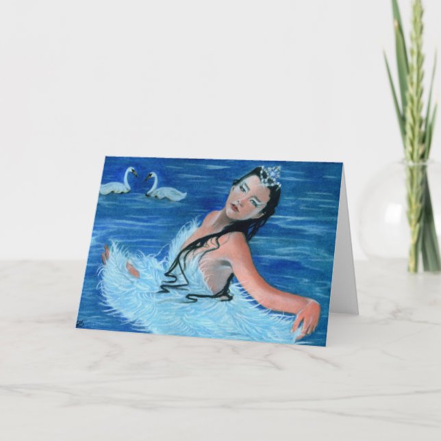 Tarjeta Princess del lago Swan (Anverso)