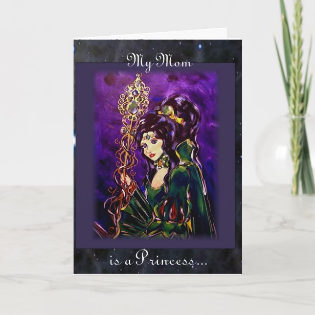 Tarjeta Princess Mom (Anverso)