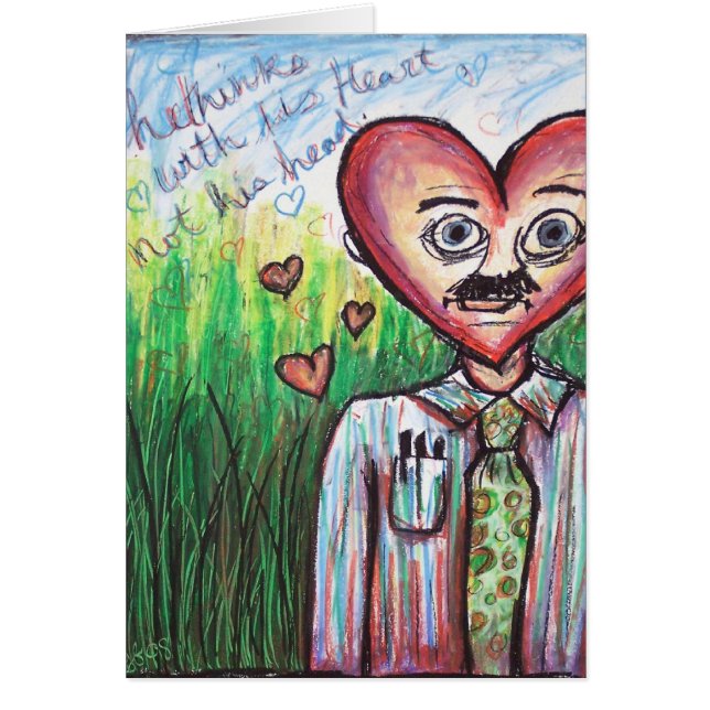 tarjeta principal del corazón (Frente)