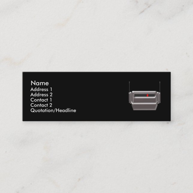 Tarjeta principal del perfil de Robo (Anverso)