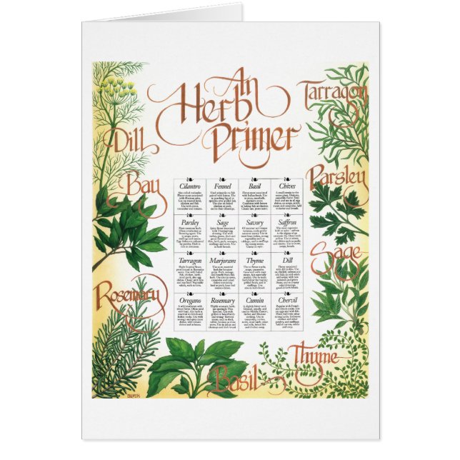 Tarjeta principal Herb (Frente)