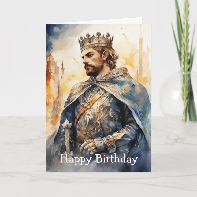 Tarjeta Príncipe medieval (Anverso)