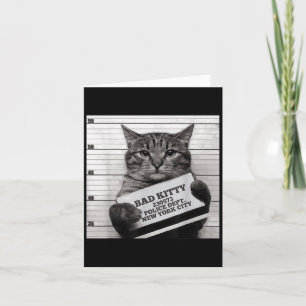 Tarjeta Prisión De Gato Prisionero Prisionero Bad Kitty Mu
