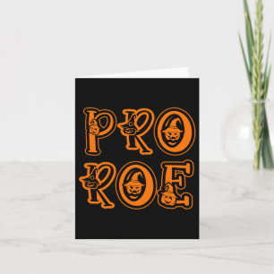 Tarjeta Pro Choice Feminismo Derechos de la Mujer Pro Roe