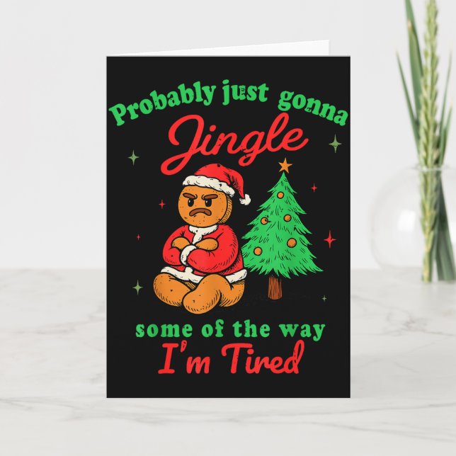 Tarjeta Probablemente Solo Voy A Sonar Un Poco A Lo Largo  (Anverso)