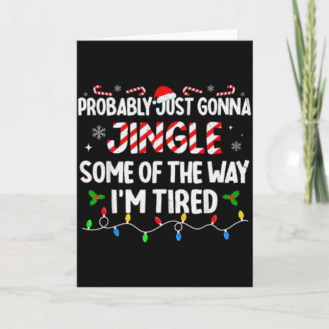 Tarjeta Probablemente Solo Voy A Sonreír Un Poco En El Cam (Anverso)