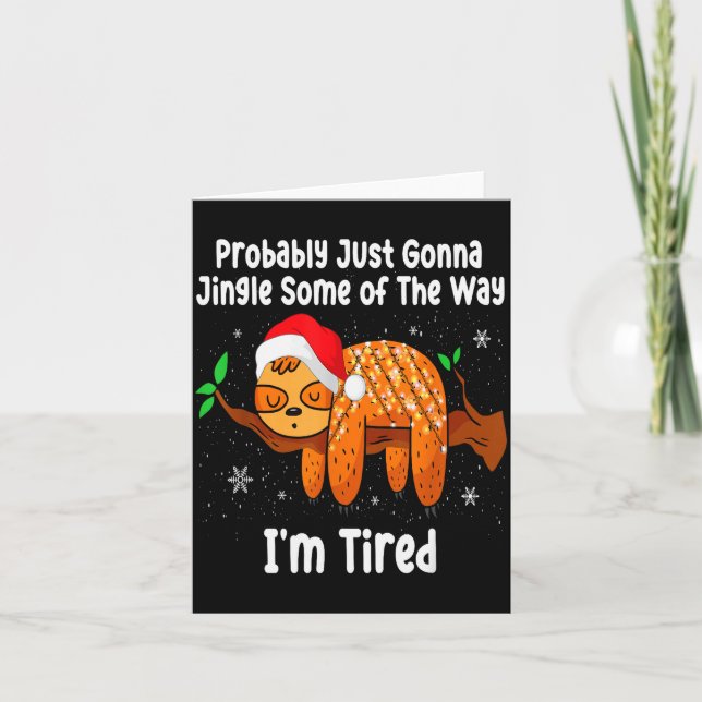 Tarjeta Probably Just Going To Jingle Some Of The Way Funn (Anverso)