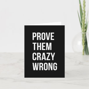 Tarjeta Probar las citas de negocios motivacionales Black