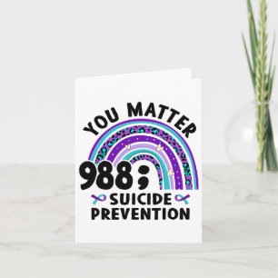 Tarjeta Problema Con La Prevención Del Suicidio De Semi Co