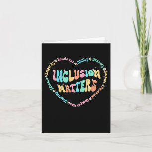 Tarjeta Problemas de Inclusión Sensibilización Autismo Mae