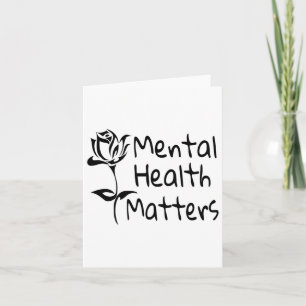 Tarjeta Problemas de salud Conciencia mental 12 Recuperaci