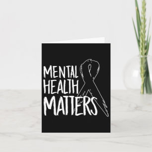 Tarjeta Problemas de Salud Diseñar Suicidio Para Concienci
